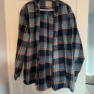 Plaid Casual Button Down Shirt
